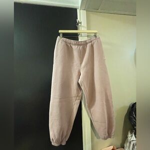 TNA SWEATFLEECE COZY FLEECE MEGA FIT SWEATPANTS (COLOR PURPLE)